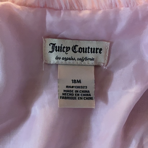 Juicy couture. Pink fluff 18m - Picture 3 of 5